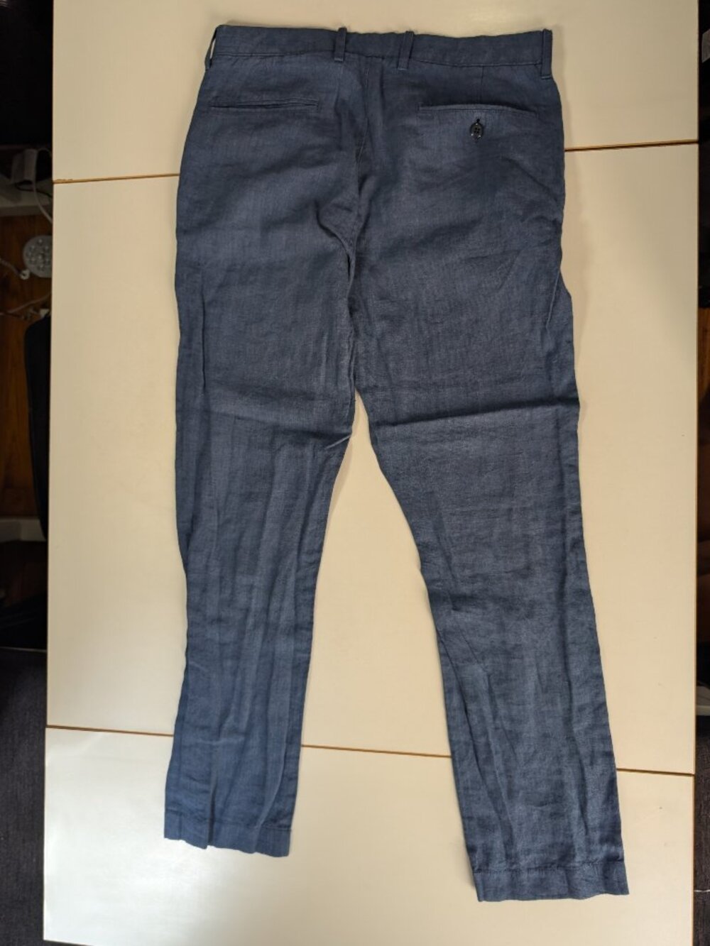 J. Crew Linen Pants 30x30 Blue